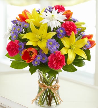 Fields of Europe Rainbow Bouquet