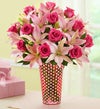 Magnificent Pink Rose and Lily