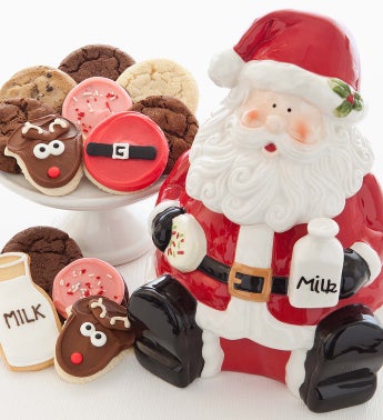 Cheryl's Collectors Edition Santa Cookie Jar