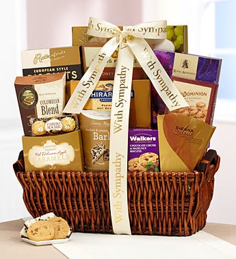 Caring Thoughts Sympathy Gift Basket