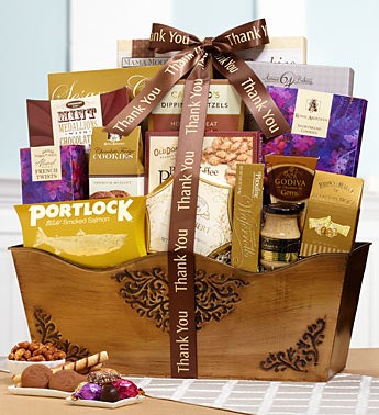 Grand Luxury Thank You Gourmet Gift Basket