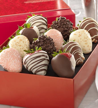 Fannie May Love & Romance Chocolate Strawberries