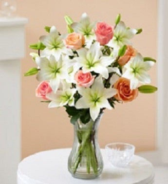 Sweet Rose and Lily Bouquet