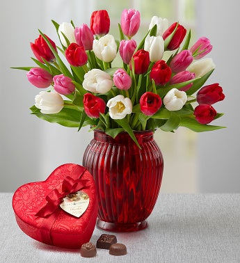 Sweetest Love Tulips, 30 Stems