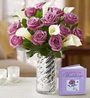 Enchanted Spring Purple Rose & Callas