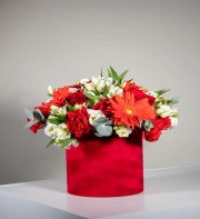 Red and White Lovely Arrangement
