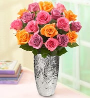 Sorbet Roses, 18 Stems