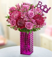 Purple Perfection Bouquet with Boo Pick