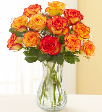 orange rose bouquet