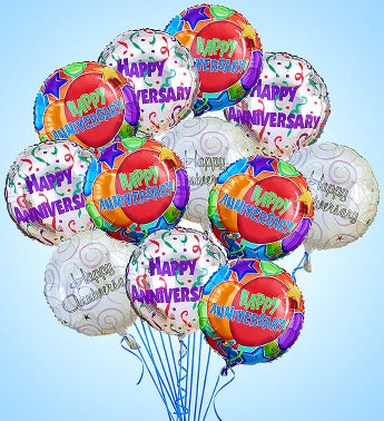 Air-Rangement� - Anniversary Mylar Balloons