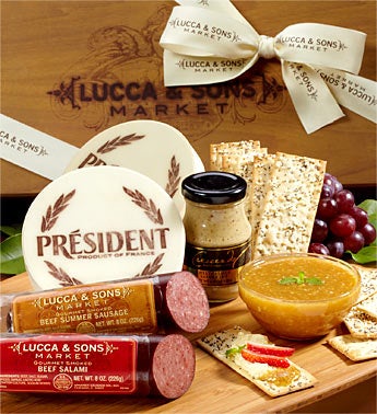 Lucca & Sons Deluxe Meat & Cheese Box