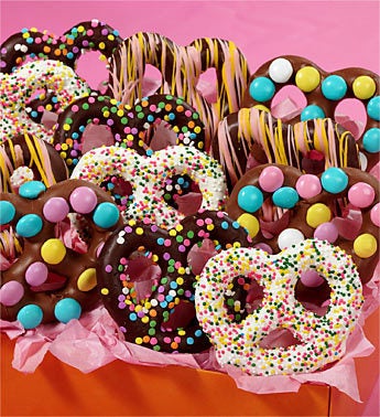 Happy Easter Decorated Pretzels