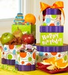 Happy Birthday Fresh Fruit & Sweets Tower