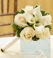 All White Petite Bouquet