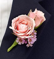 Pink Ring Bearer Boutonni�re