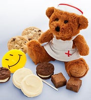 Cheryl?s Get Well Nurse Bear & Treats