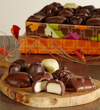 Fannie May Fall Colonial Assortment 1lb Box