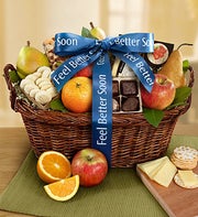 Vintage Get Well Fruit Gift Basket