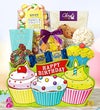 Let?s Celebrate Cupcake Birthday Gift Basket