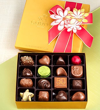 Godiva Chocolates 19 pc Spring Ballotin