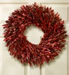 Red Myrtle Preserved Wreath