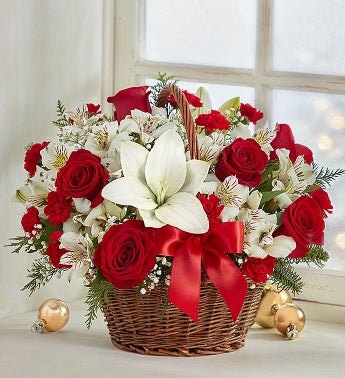 Local Flower Delivery on Fields Of Europe    For Christmas Basket   Christmas Baskets