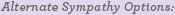 Alternate Sympathy Options